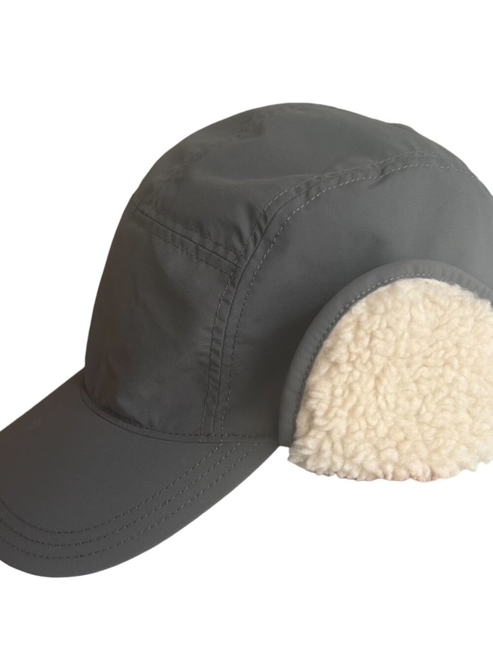 Lands' End Men's Squall High Pile Fleece Lined Waterproof Winter Hat Size L XL